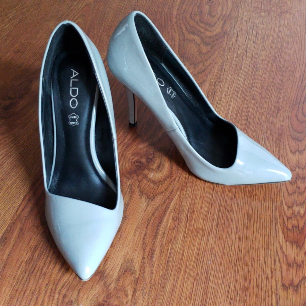 Gray Aldo Pumps